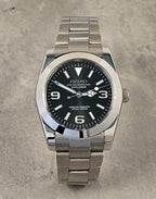 Explorer | Black - Quartz Sweeping Second