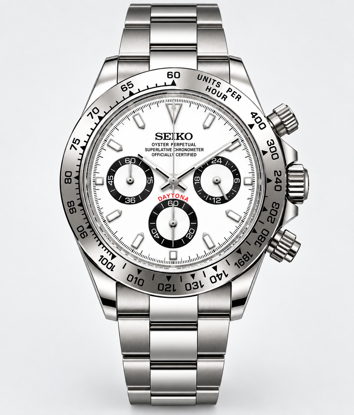 Daytona Mod | White / Silver