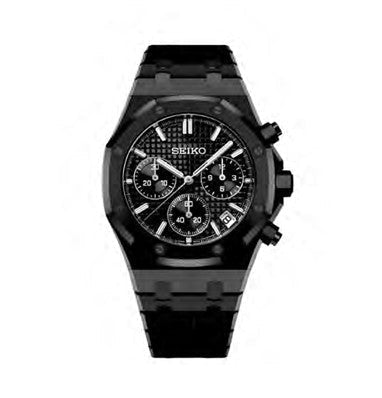 Oak Chrono | Black Case