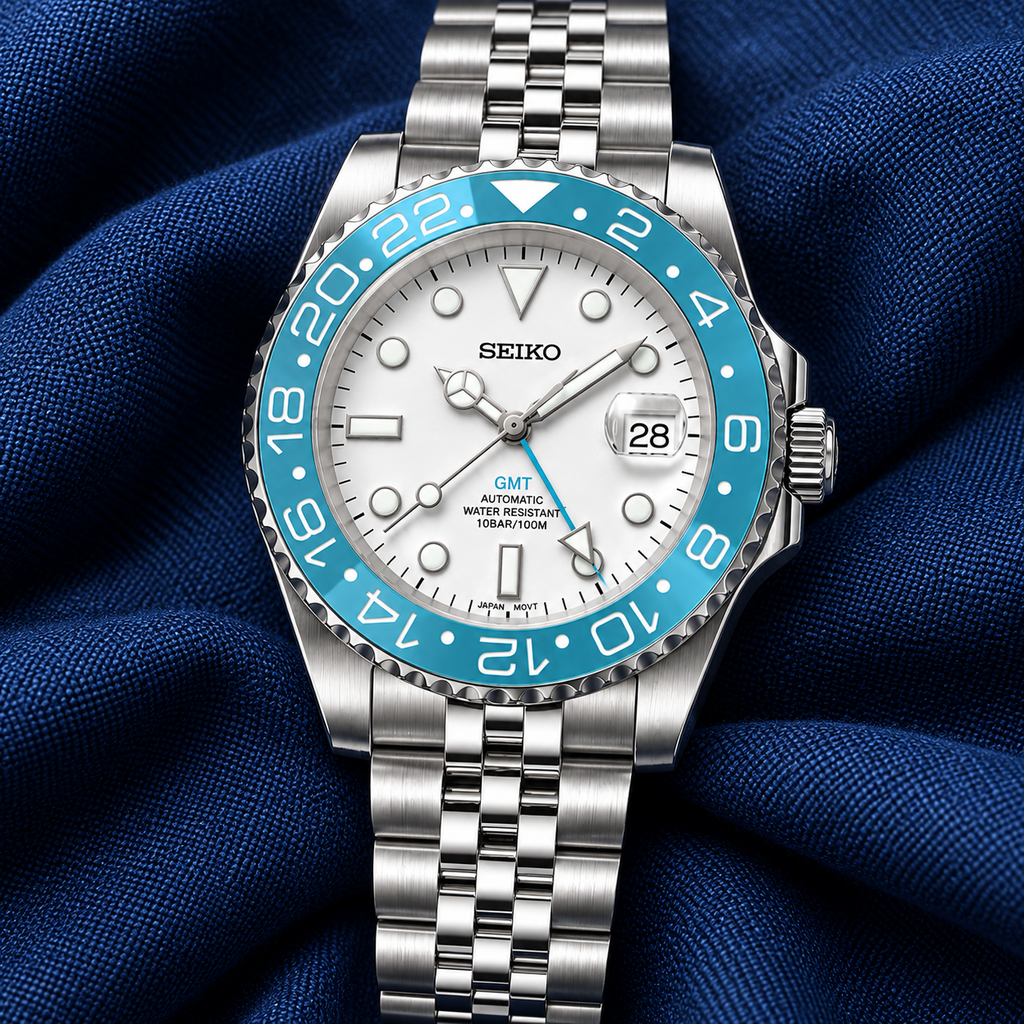 GMT  | White / Sky Blue