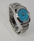 Explorer | Sky Blue - Quartz Sweeping Second