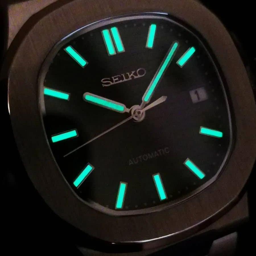 Nautilus Homage Watch Various Dial Colors - Powered by TMI NH35A Auto Movement - Sunshine Custom Watch