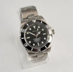 Seiko Custom Mod Watch Black Dial, Black Ceramic Bezel, Sapphire - powered by NH35 Automatic Movement - Sunshine Custom Watch